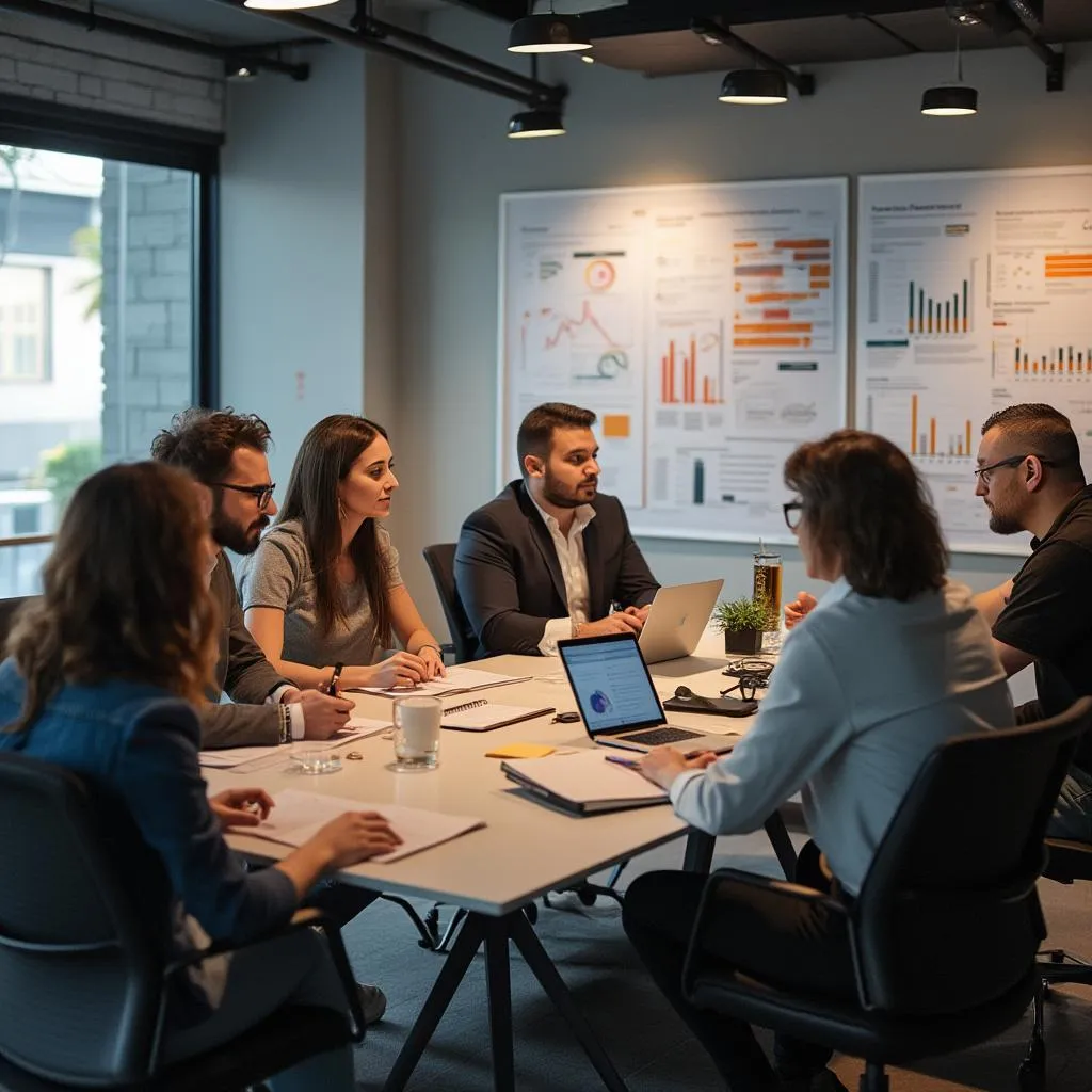 Equipo de ConsultArg en reunión estratégica