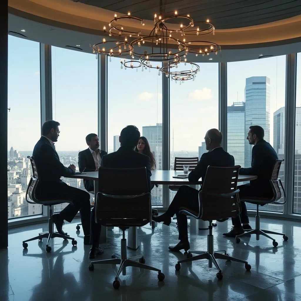 Equipo de consultores de ConsultArg en oficina moderna